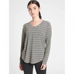 ATHLETA Cloudlight Stratus Stripe Tee